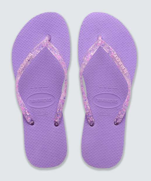 Chinelo Havaianas Feminino Slim Logo Metallic