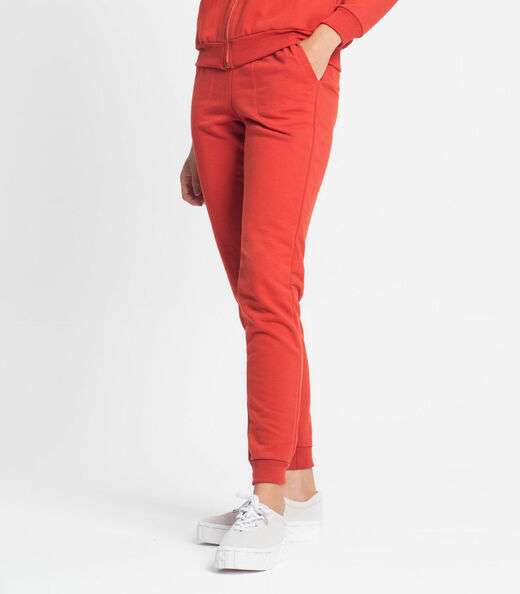 Calça Feminina Em Moletom Rovitex Laranja