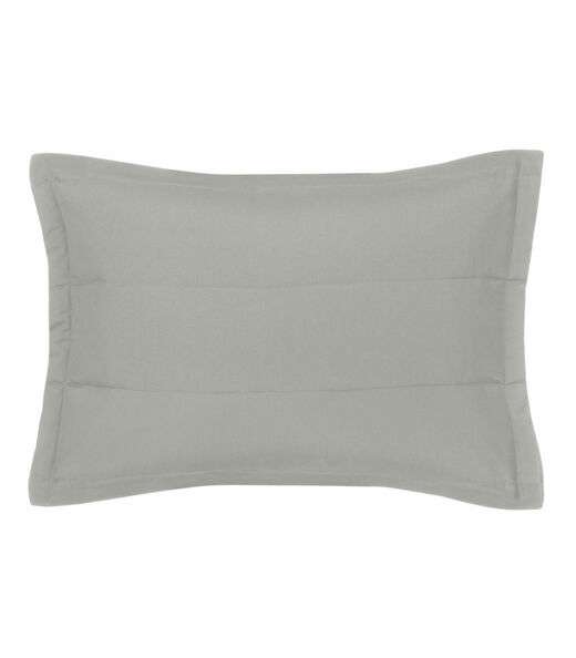 Porta Travesseiro Toque Acetinado Altenburg Cinza