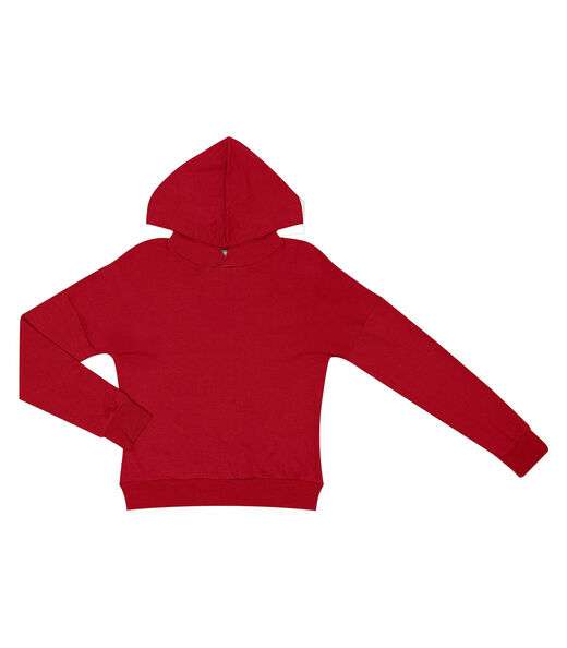Blusão Com Capuz Feminino Rovitex Vermelho