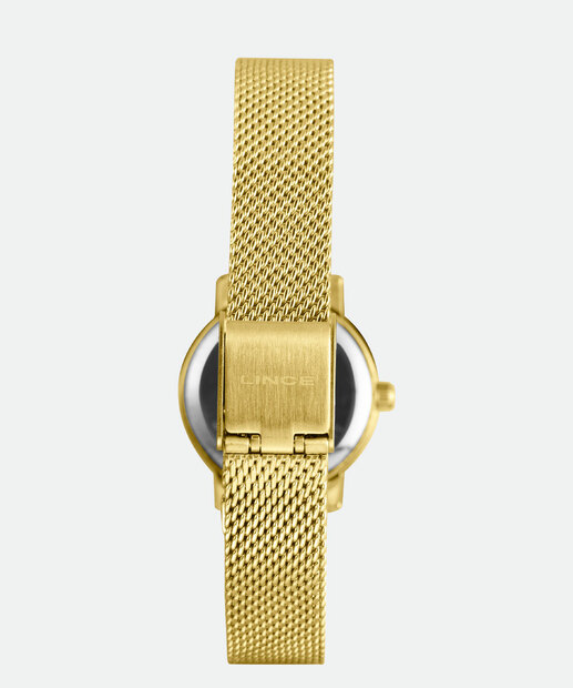 Kit Relógio Feminino Lince LRGH272L25 KAE6B2KX Dourado