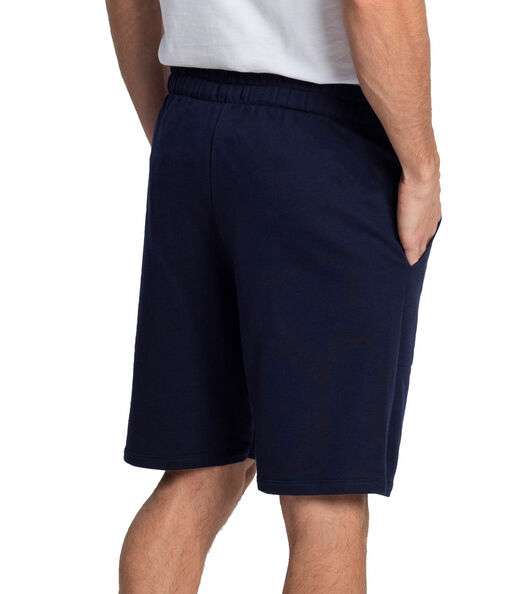 Bermuda Masculina Plus Size Moletom Diametro Azul