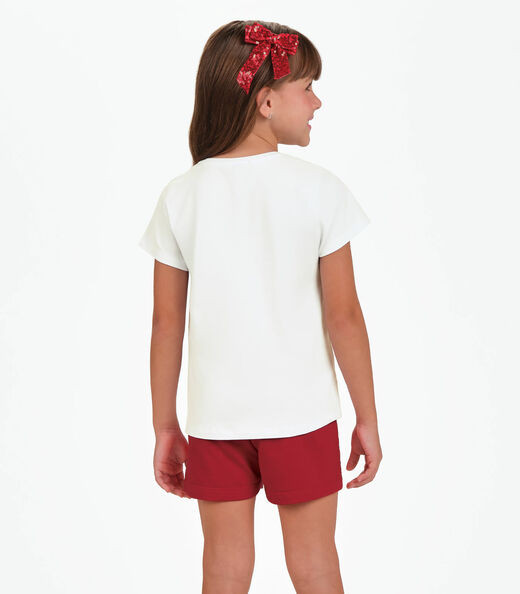 Blusa Cotton Leve Feminia Trick Nick Branco