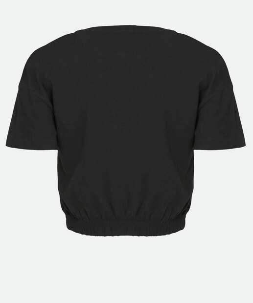 Blusa Feminina Estampa Frontal Manga Curta Marisa