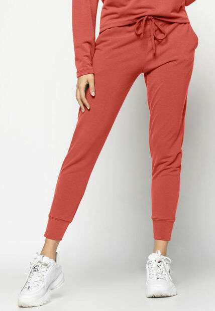 Image_Calça  Comfy Jogger  Moletinho Terracota Salvatore Fashion