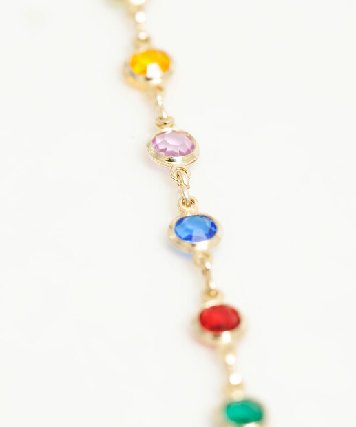 Kit 2 Colares Feminino Strass Marisa