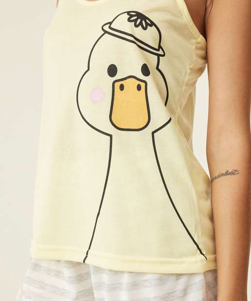 Pijama Feminino Nadador Estampado Marisa