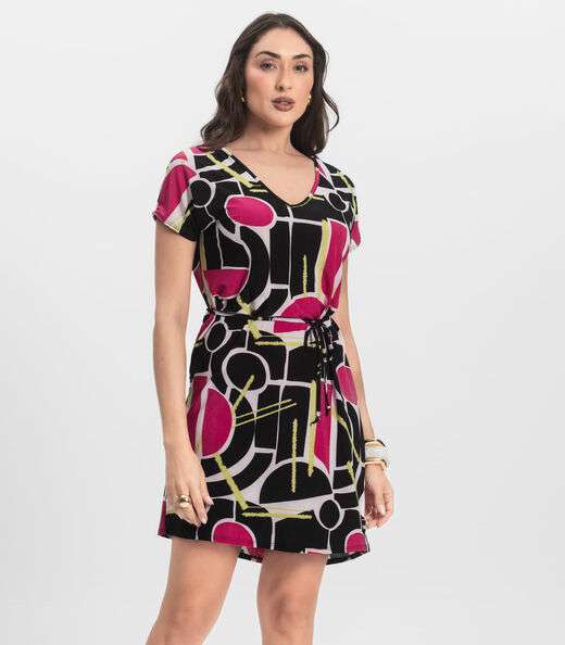 Vestido Feminino Liganete Infinita Cor Preto