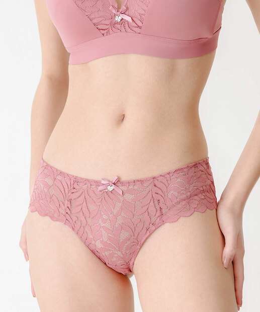 Calcinha Biquíni Renda Marisa Rosa