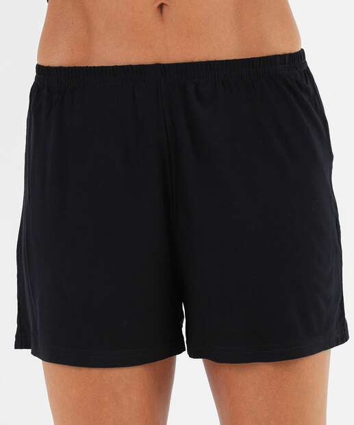 Pijama Americano Feminino Viés Marisa Preto