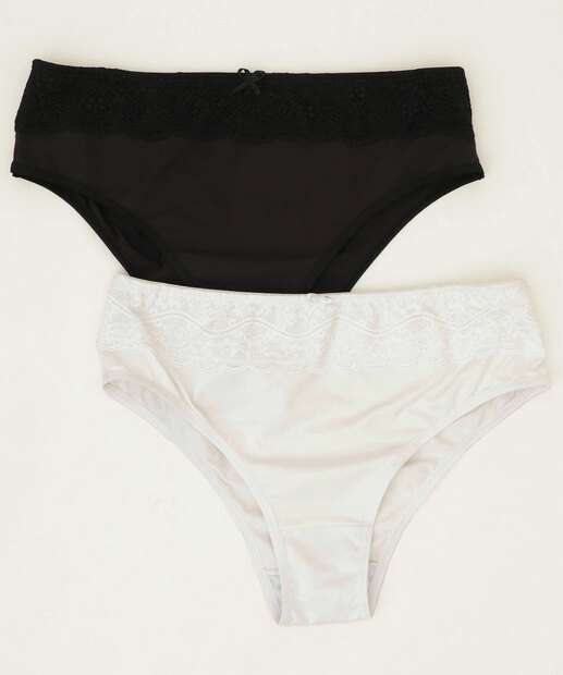 Image_Kit 2 Calcinhas Plus Size Biquíni Microfibra Marisa