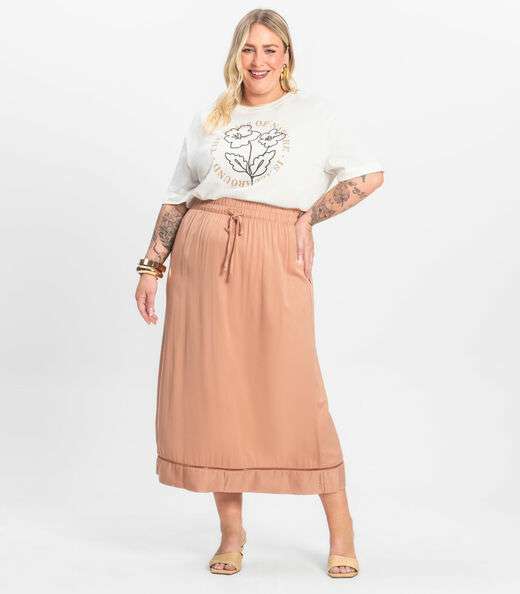 Image_Saia Midi Plus Size em Viscose Secret Glam Marrom