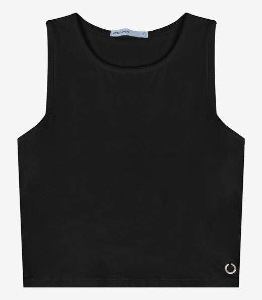 Regata De Viscotorcion Básica Feminina Endless Preto