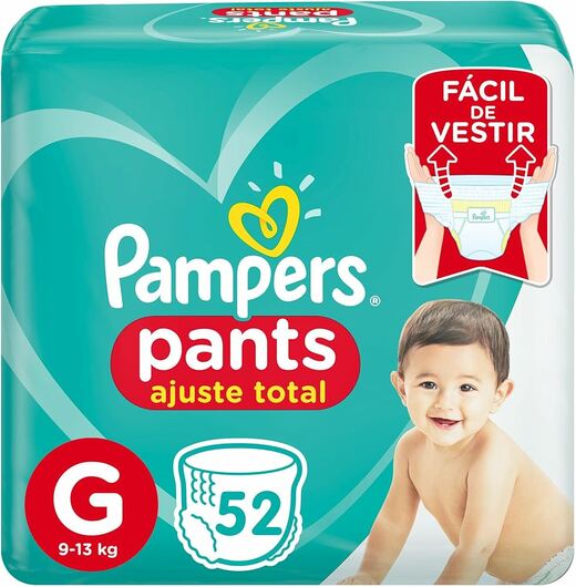 Image_Kit 2 Fraldas Pampers Pants G c/ 52 Unidades cada