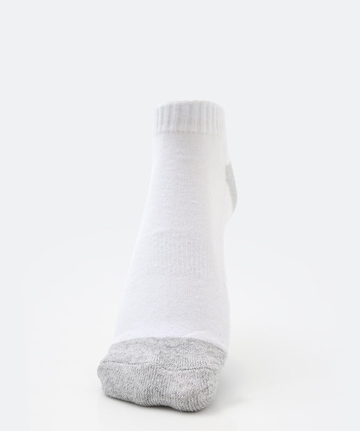 Kit 3 Pares Meias Masculina Cano Curto MR Branco