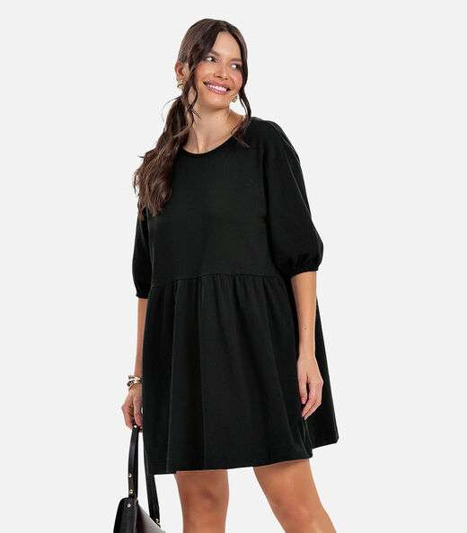 Image_Vestido Feminino Curto Rovitex Preto