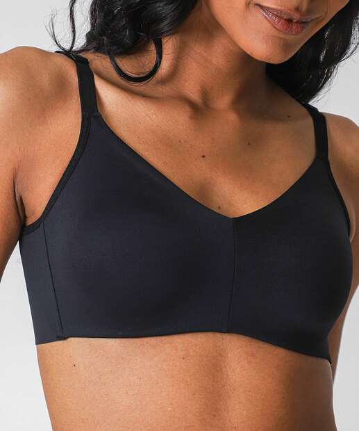 Sutiã Sem Aro Com Bojo DelRio Preto