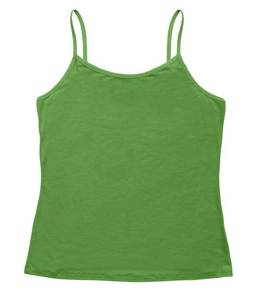 Blusa de Alça Feminina Viscotorcion Básica Rovitex Verde