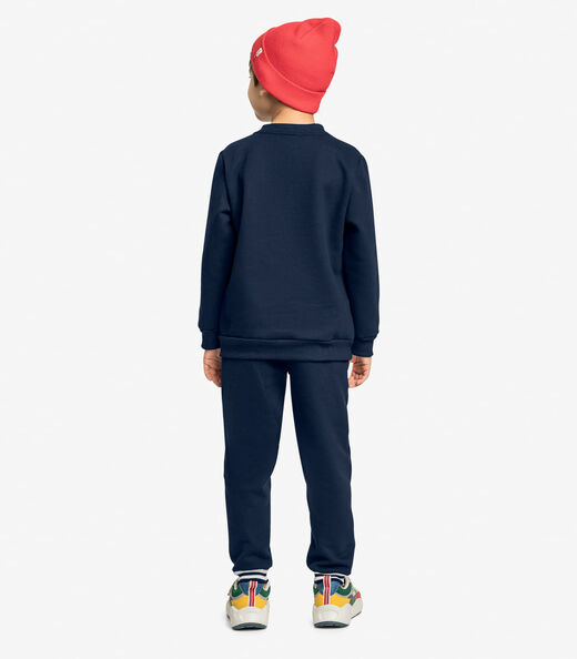 Conjunto Infantil Blusão Com Calça Trick Nick Azul