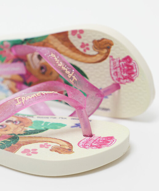 Chinelo Ipanema Infantil Patrulha Canina 27632 Bege