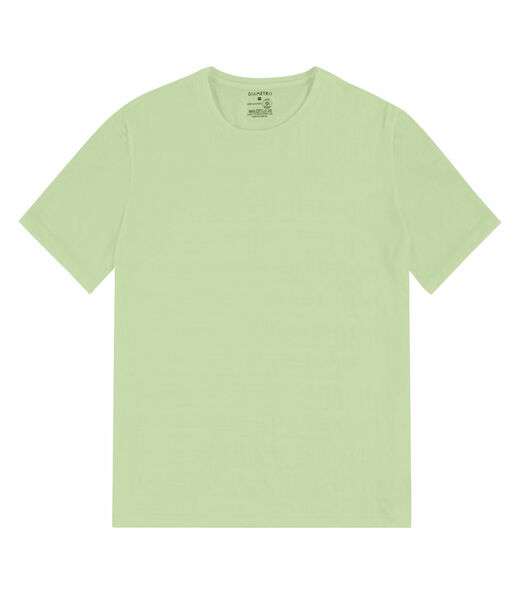 Camiseta Masculina Meia Malha Maquinetada Diametro Verde