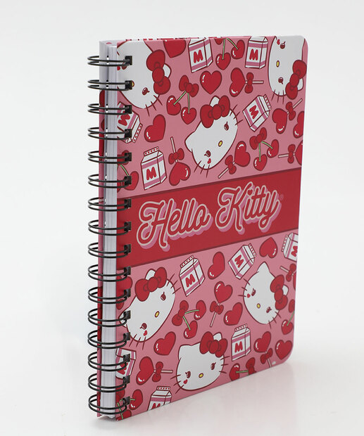 Caderneta Anotações Hello Kitty Rosa