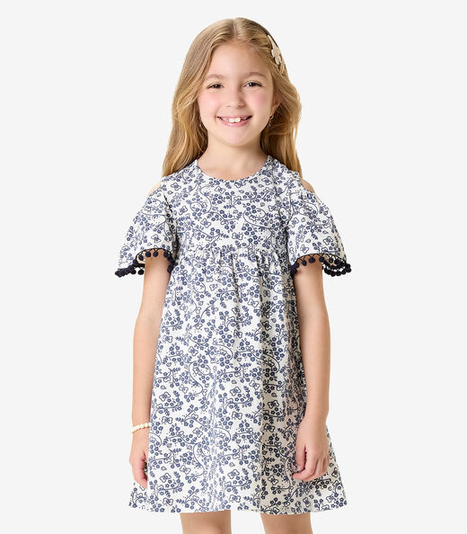 Vestido Infantil Leves Defeitos Rovi Kids Bege