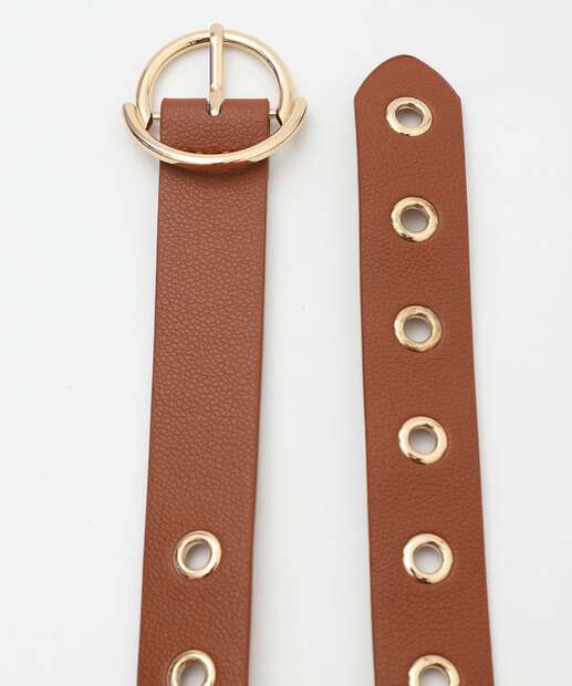 Cinto Feminino Fivela Marisa Marrom