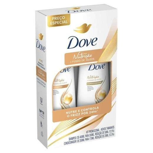 Image_Kit Shampoo 350ml e Condicionador 175ml Dove Nutrição