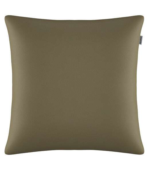 Image_Capa De Almofada Couro Eco Adomes Marrom