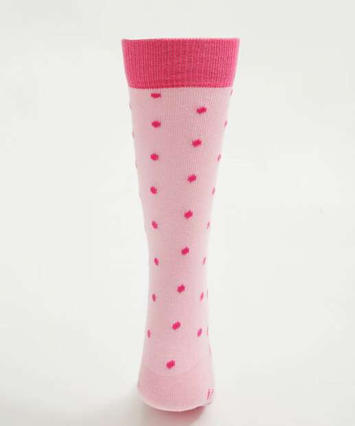 Meia Cano Longo Feminina Poá Cachorro Marisa