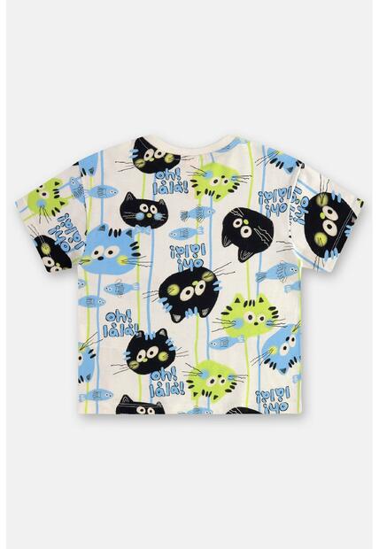 Conjunto Menino Camiseta e Short Três e Já