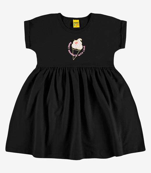 Image_Vestido Malhão Fruit Rovi Kids Preto