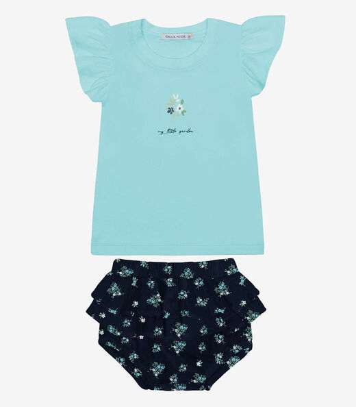 Image_Conjunto Infantil Blusa Com Calcinha Trick Nick Azul