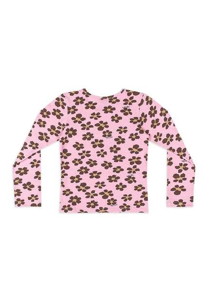 Conjunto Blusa Floral e Salopete Quimby