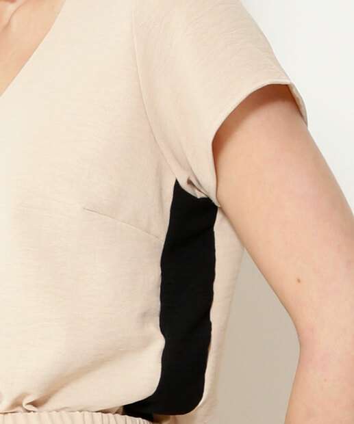 Blusa Feminina Crepe Faixa Lateral Marisa