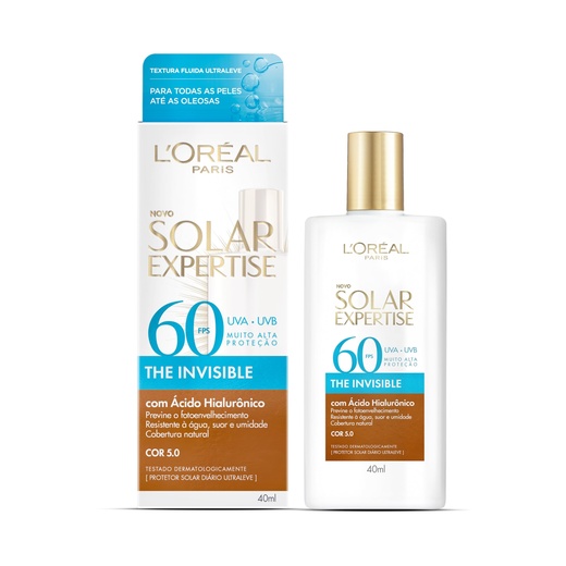 Image_Protetor Solar Facial L'Oréal Paris Solar Expertise The Invisible com Cor 5.0 FP