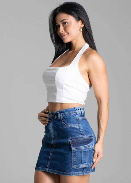 Saia Jeans Sawary Cargo - 278148