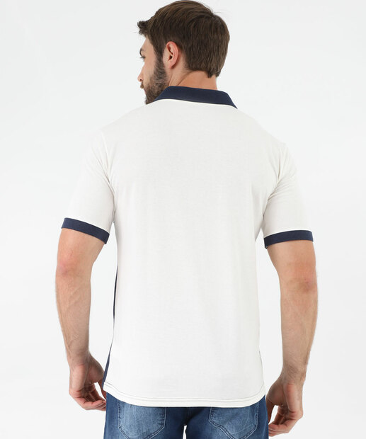 Camisa Polo Masculina Marisa Branca
