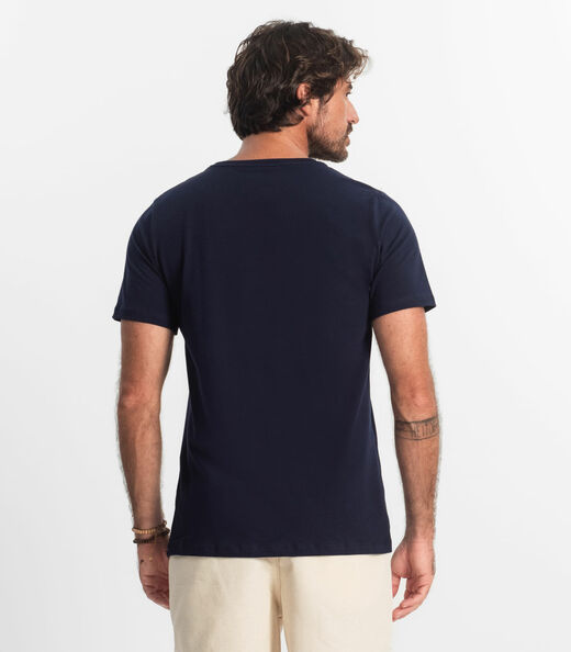 Camiseta Masculina Básica Diametro Azul