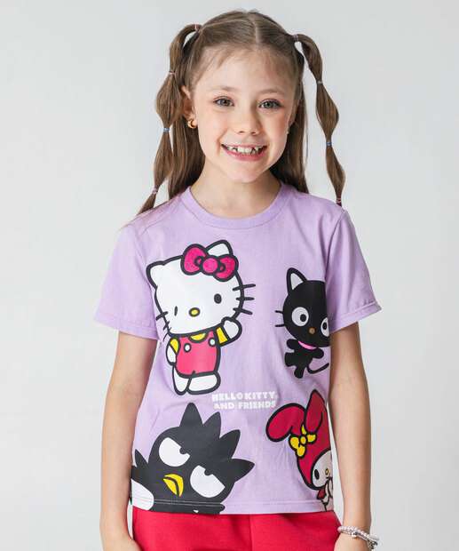 Image_Camiseta Infantil Estampa Hello Kitty Tam 4 a 10 Lilás