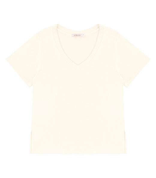 Blusa Feminina Decote V Endless Bege