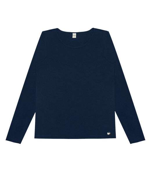 Blusa Feminina Manga Longa Rovitex Azul