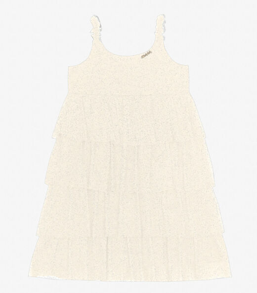 Image_Vestido Infantil em Tule Shine Duo Trick Nick Bege