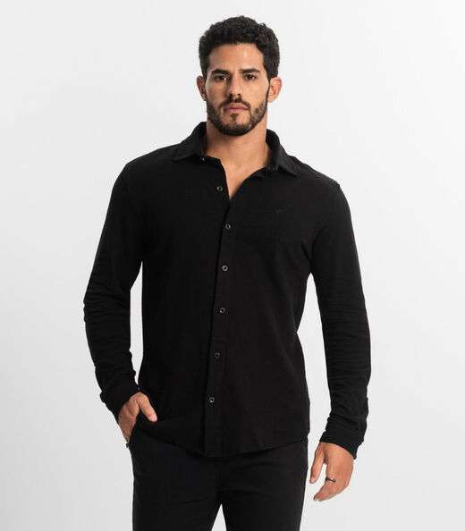 Image_Camisa Masculina Manga Longa Moletinho Diametro Preto