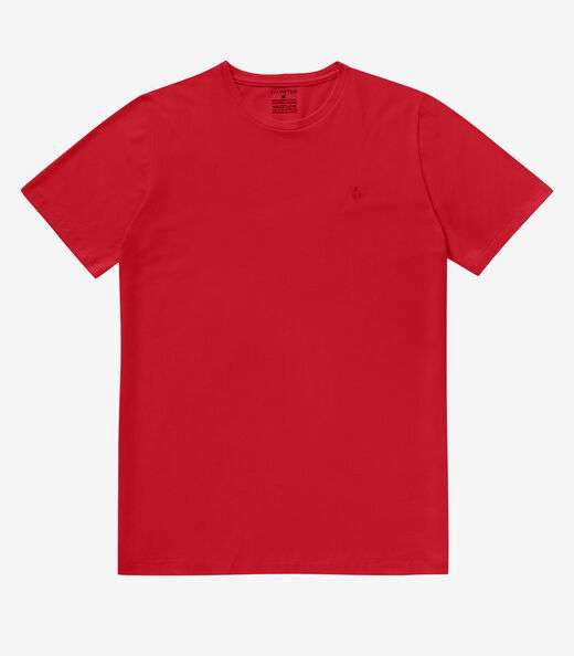 Camiseta Masculina Básica Diametro Vermelho