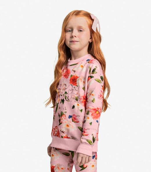 Conjunto de Blusão Com Legging Trick Nick Rosa