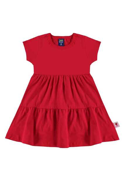 Vestido Infantil em Algodão Bee Loop