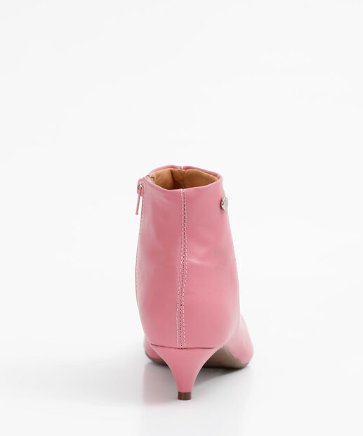 Bota Feminina Ankle Boot Salto Fino Via Uno
