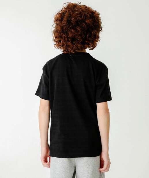 Camiseta Juvenil Estampa Frontal MR Tam 10 a 16
